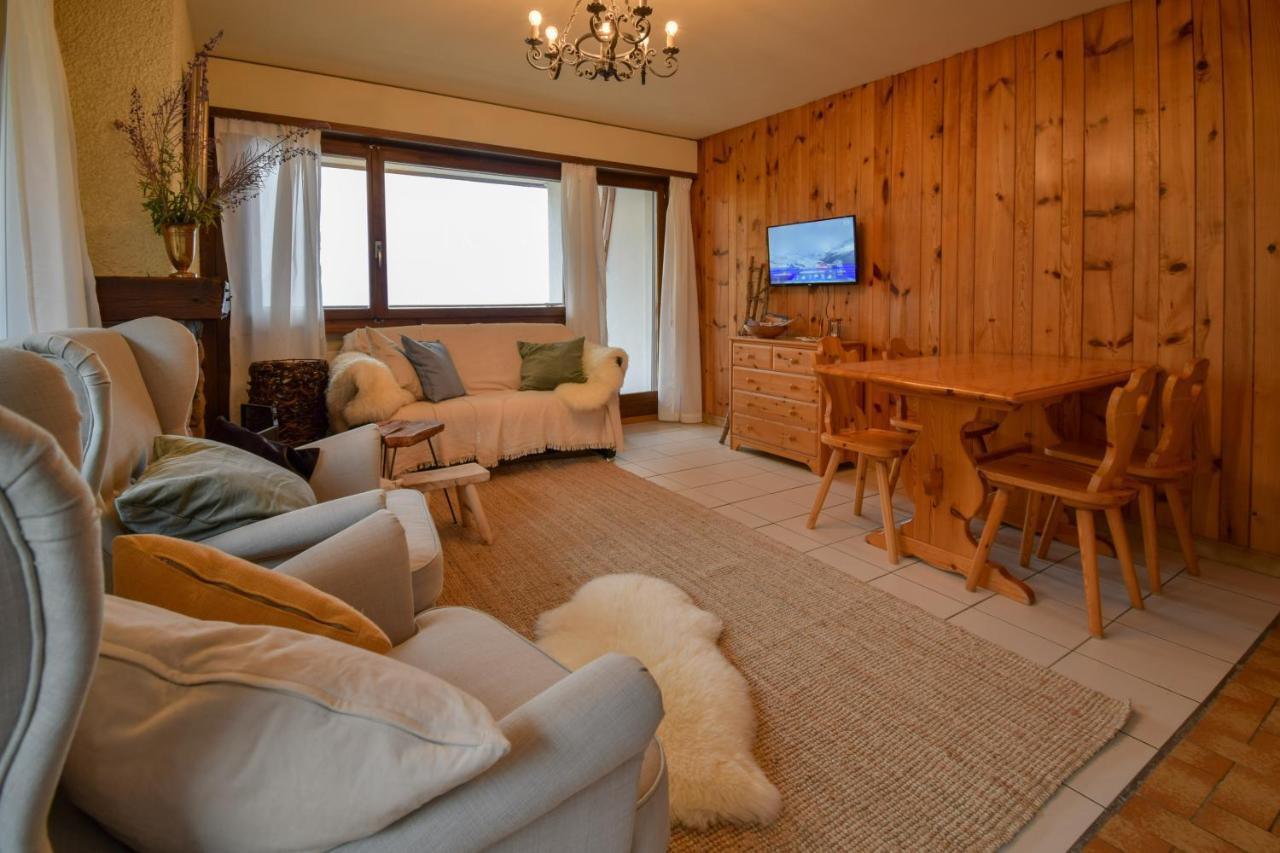 Apartment Mont-Parrain La Tzoumaz Bagian luar foto