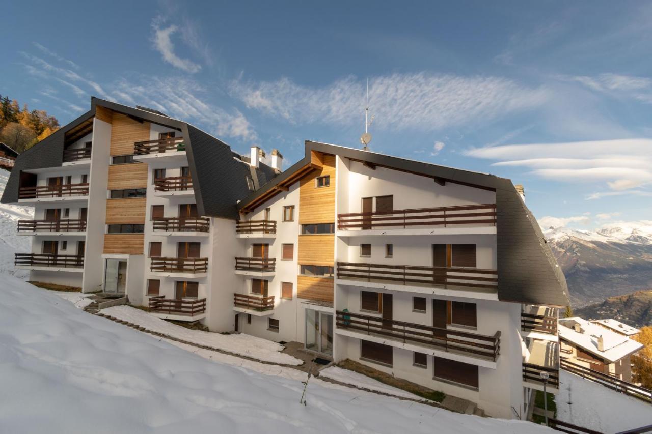 Apartment Mont-Parrain La Tzoumaz Bagian luar foto