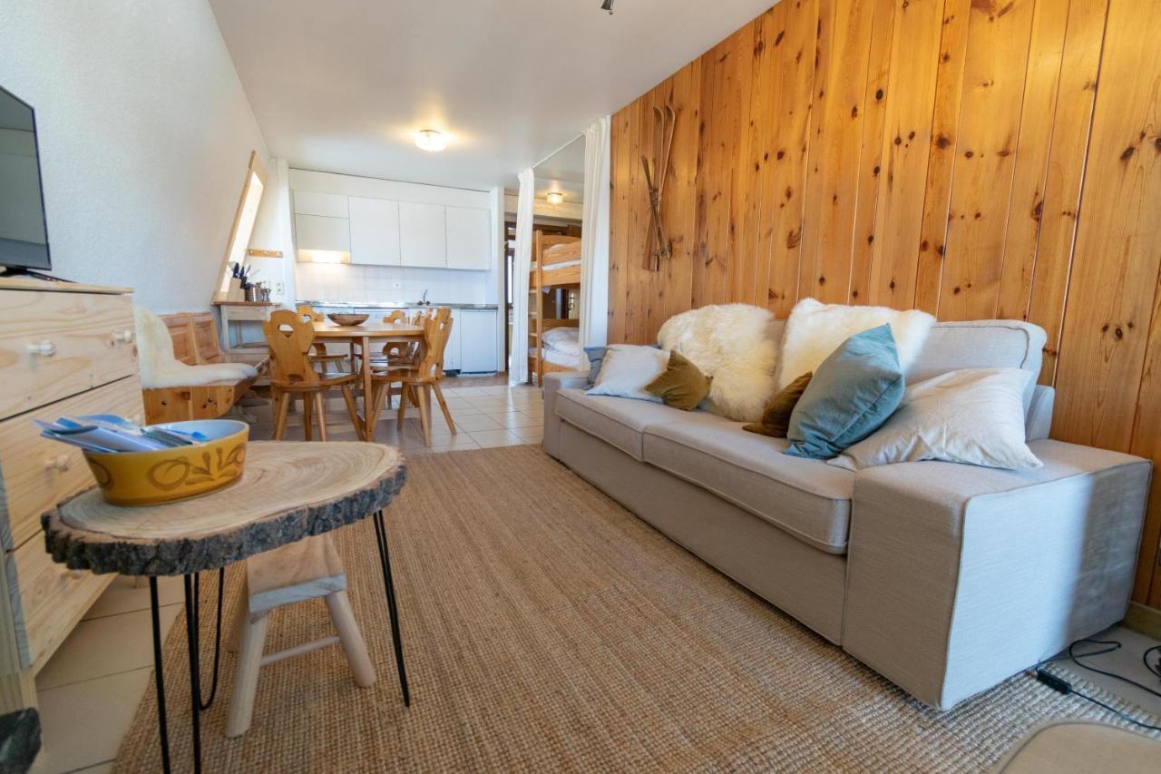 Apartment Mont-Parrain La Tzoumaz Bagian luar foto